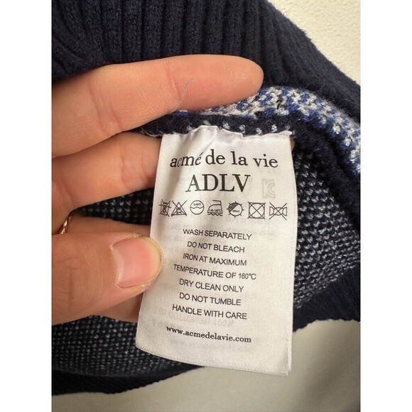 Care Bear x Acme De La Vie Sweater Crewneck Blue 2021 Raglan Unisex XLarge XL 2 - Picture 5 of 8